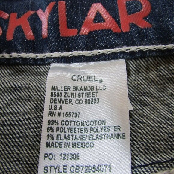 Cruel Denim Women's Skylar Sky High Rise Bootcut Jeans Dark Wash CB72954071 - Picture 4 of 4